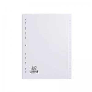 Elba 20-Part Divider 160Gsm Multipunched A4 White 400007500 BX06116