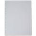 Elba 12-Part Divider 160gsm Multipunched A4 White 400007502 BX06122