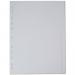 Elba 12-Part Divider 160gsm Multipunched A4 White 400007502 BX06122