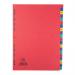 Elba A-Z Pressboard Index Heavyweight A4 Bright Multi 400007514 BX06161