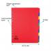 Elba 10-Part Extra Wide Pressboard Divider A4 400007516 BX06167