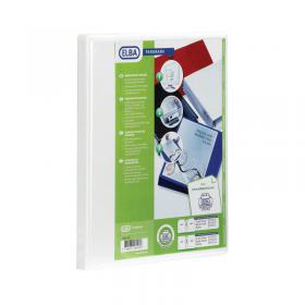 Elba Panorama 65mm 2 D-Ring Binder A4 White Pack of 4 400008048 BX06401