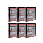 Elba Panorama 25mm 4 D-Ring Presentation Binder A4 Black (6 Pack) 400008414 BX06521