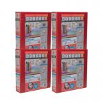 Elba Panorama 50mm 4 D-Ring Presentation Binder A4 Red (Pack of 4) 400008432 BX06551