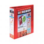 Elba Panorama 65mm Lever Arch File A4 Red Pack of 5 400008437 BX06571