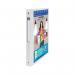 The Elba Presentation Binders Oxford Polyvision A4 Clear Presentation Ring Binder features a sleek, professional design with a clear cover to showcase your documents. It comes in a pack of 12 and is perfect for presentations, reports, and organizing important papers.