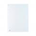 Oxford Quick in Punched Pockets A4 Clear (Pack of 100) 400012939 BX08122