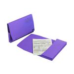 Elba Document Wallet Full Flap Foolscap Purple (Pack of 50) 100090253 BX09606