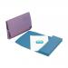 Elba Document Wallet Full Flap Foolscap Purple (Pack of 50) 100090253