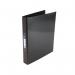 Oxford 25mm 2 O-Ring Binder Laminated A4 Plus Black 400017753 BX10383