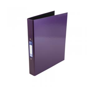 Oxford 25mm 2 O-Ring Binder Laminated A4 Plus Purple 400017758 BX10411