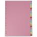 Elba A-Z Card Dividers A4 Assorted 400021450 BX11956