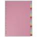 Elba A-Z Card Dividers A4 Assorted 400021450 BX11956