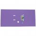 Elba 70mm Lever Arch File Plastic A4 Purple 100202167 BX13909