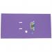 Elba 70mm Lever Arch File Plastic A4 Purple 100202167 BX13909