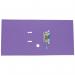 Elba 70mm Lever Arch File Plastic A4 Purple 100202167 BX13909