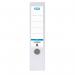 Elba 70mm Lever Arch File Plastic White A4 100102160 BX145007