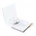 Elba 70mm Lever Arch File Plastic White A4 100102160 BX145007