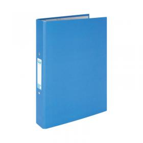 Elba 25mm Ring Binder Paper Over Board A4 Blue Pack of 10 400033496 BX14561