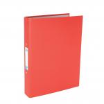Elba 25mm Ring Binder Paper Over Board A4 Red (Pack of 10) 400033497 BX14564