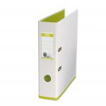 Elba My Colour Lever Arch File A4 White and Lime 100081032 BX15345