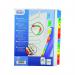Elba A4 Extra-Wide Mylar Multi-Coloured Index 1-10 100204626 BX15761