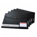 Elba Black n Red Snap Wallets A4 (Pack of 5) 400051532 BX18728