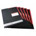 Elba Black n Red Polypropylene L Folder A4 (Pack of 5) 400051533 BX18734