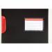 Elba Black n Red Polypropylene Clip File A4 (Pack of 5) 400063613