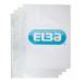 Elba Punched Pocket Polypropylene Portrait A3 Clear (Pack of 100) 100080921
