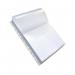 The photo shows a pack of 10 Elba Punched Pockets, designed for A4 size papers. Each pocket features an Oxford Expanding Punch Pocket with a flap, providing secure storage for documents. The pockets appear to be made of transparent plastic, with a white stripe running down the side for labeling.