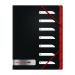 Black n Red 7 Part Folder Polypropylene A4 BOGOF (Pack of 1 + 1) BX810415