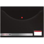 Elba Black n Red Snap Wallets A4 (2 Packs of 5) BX18728 BX810416
