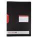 Elba Black n Red Polypropylene Clip File A4 (2 Packs of 5) BX810419
