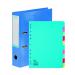 Elba Classy 70mm Lever Arch File A4 Met Blue FOC 10/Pt Divider