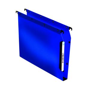 Elba Lateral File PP 30mm A4 Blue Pack of 25 100330584 BX83022