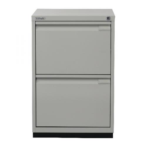 Bisley 2 Drawer Filing Cabinet Desk Height Flush Fronted By00079