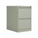 Bisley 2 Drawer Filing Cabinet Lockable 470x622x711mm Goose Grey BS2EGY BY00497