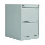 Bisley 2 Drawer Filing Cabinet Lockable 470x622x711mm Goose Grey BS2EGY BY00497