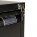 Bisley 4 Drawer Filing Cabinet Lockable 470x622x1321mm Black BS4E BLACK BY00564