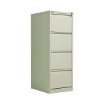 Bisley 4 Drawer Filing Cabinet Lockable 470x622x1321mm Goose Grey BS4EGY BY00568