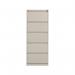Bisley 5 Drawer Filing Cabinet 470x622x1511mm Goose Grey BS5EGY BY00583