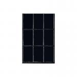 A set of Bisley drawer organisers made of plastic with nine compartments and measuring 236x364x54mm. Each compartment is neatly divided, providing efficient storage for small items. The sleek design adds a touch of organization to any desk or workspace.