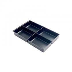 Bisley Multidrawer Insert Tray Plastic 4 Compartments 360x260x58mm 227P5 BY00629