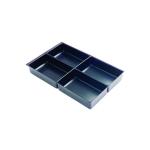 Bisley Multidrawer Insert Tray Plastic 4 Compartments 360x260x58mm 227P5 BY00629