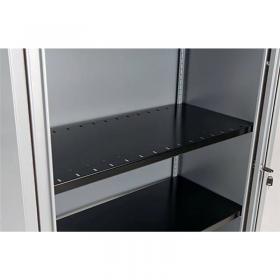 Bisley Slotted Shelf 914x390x27mm Black For Bisley Cupboards and Tambour Units BSSGY BY02387