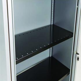 Bisley Slotted Shelf 914x390x27mm Black For Bisley Cupboards and Tambour Units BSSGY BY02387