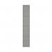 The Bisley Lockers Bisley 4 Door Locker measures 305x457x1802mm and is colored in a sleek Goose Grey. It features four spacious compartments for storage and a sturdy construction. The locker is adorned with the Bisley logo on the front and is perfect for organizing personal belongings in any setting.