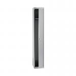 Bisley 1 Door Locker 305x305x1802mm Goose Grey CLK121 GOOSE BY08945