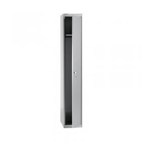 Bisley 1 Door Locker 305x305x1802mm Goose Grey CLK121 GOOSE BY08945